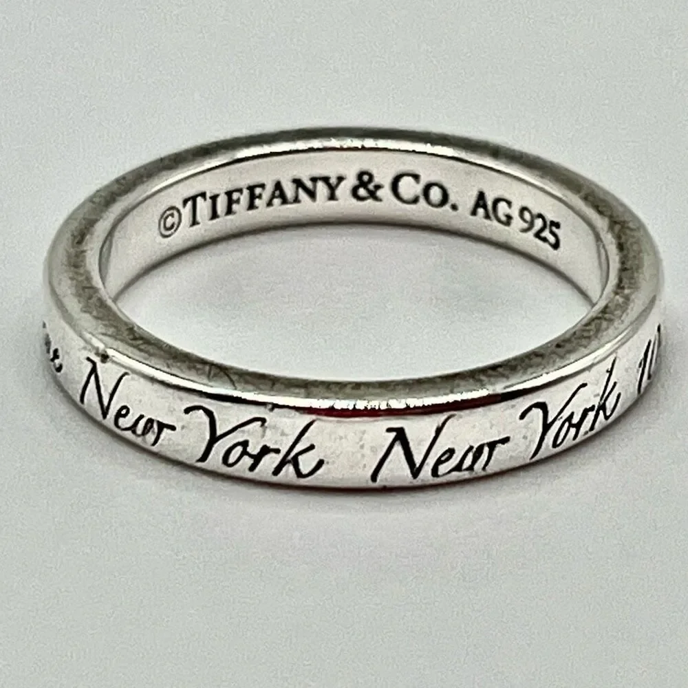 Rare & Retired - Tiffany & Co Notes Fifth Ave Ring - Size 4